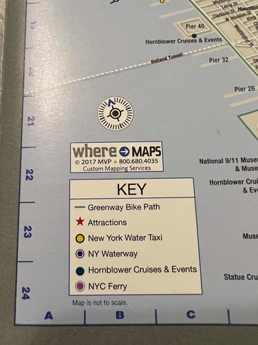 Mapa Turístico New York