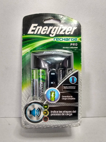 Energizer Rechargeable Charger (recharge Pro) With 2 Aa Nimh