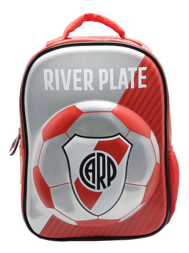 Mochila Escolar River Plate Pelota Infantil
