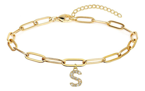 Ceeal Pulsera Con Inicial Delicada Para Mujeres Y Niñas, Pul