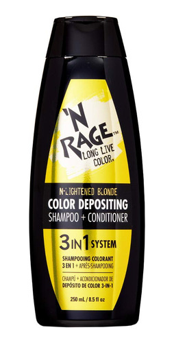 'n Rage Champ De Depsito De Color + Acondicionador 3 En 1, S