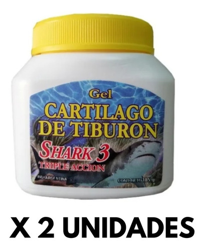 Cartilago De Tiburon Gel Analgesico 185gr (2 Unidades)
