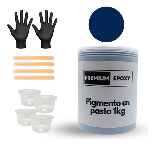 Pigmento Pasta Base Solido Para Resina Epoxica 1 Kg