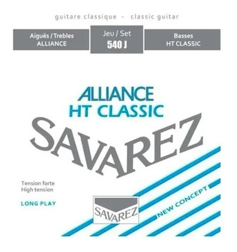 Encordado De Criolla Alliance Ht Clasic Savarez 540j