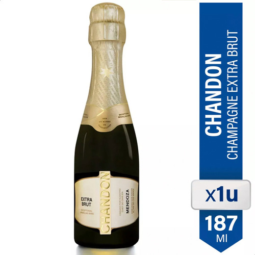 Espumante Chandon Champagne Extra Brut Miniatura - 01almacen