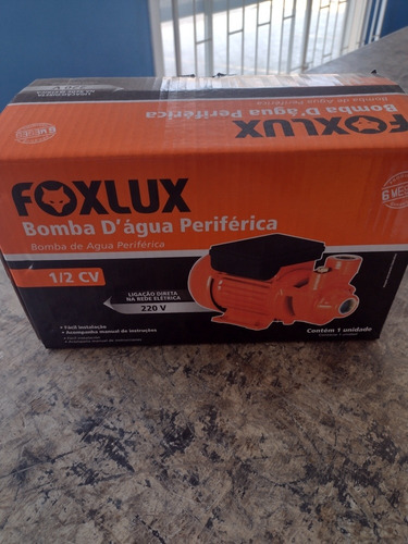 Imagem 1 de 2 de Motobomba Periférica Foxlux
