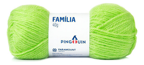 Lã Família 40g - Pingouin Cor 1654 - Varaneio Verde