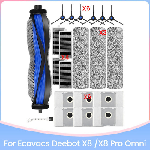 21 Unidades Para El Robot Aspirador Deebot X8 /x8 Pro Omni