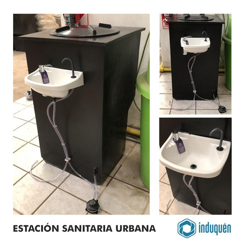 Imagen 4 de 4 de Lavamanos Portátil Autónomo 375lts Induquen