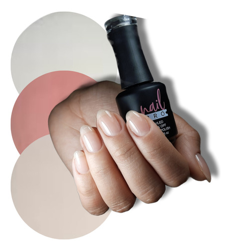 Base Rubber Color Nude Base Niveladora Nail Pro Manicura Rus