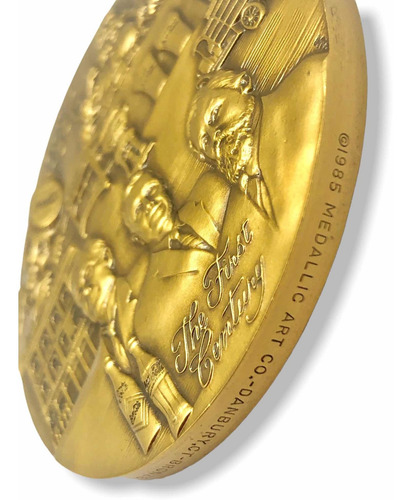 Wow Medalla De Bronce 100 Años De Coca Cola Medallic Art Co (Usado)