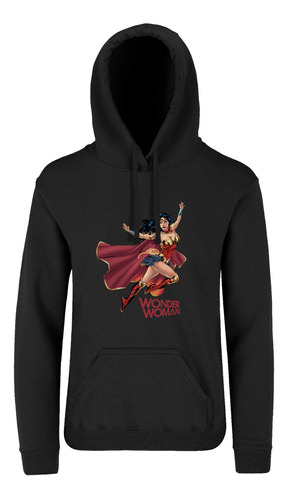 Sudadera Hoodie Mujer Hombre Wonder Woman Original Open Arms