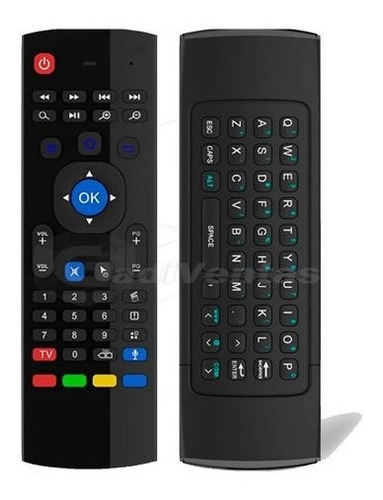 Imagen 2 de 3 de Teclado Inalambrico Air Mouse Para Smart Tv Mx3