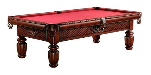 Mesa De Pool Profesional Con Pizarra Estilo Mahogany Maciza