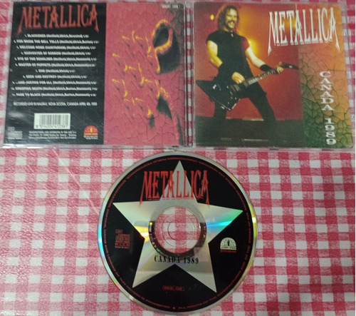 Metallica - Canadá 1989 / Cd Italy 