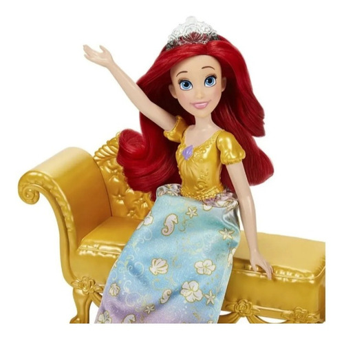 Set Muñeca Princesa Ariel Tocador Real Disney Princesas