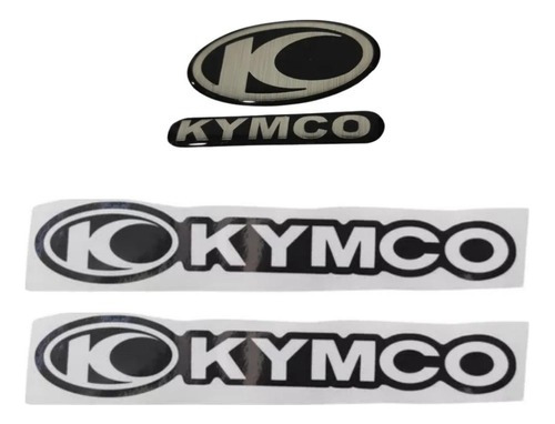 Emblemas Kymko Agility Frontal + Emblemas De Piso Par