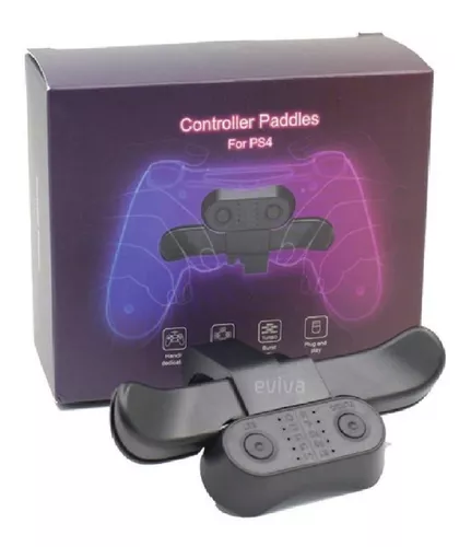 Versão atualizada de agosto de 2021】 Controle PS4 com 3 botões traseiros  programáveis e 1 botão traseiro de controle de sensibilidade, controle  remoto de jogo com Turbo/Gyro/HD Dual Vibration/Touch Panel /LED 