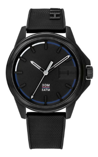 Reloj Tommy Hilfiger De Hombre Deportivo Negro 1791624