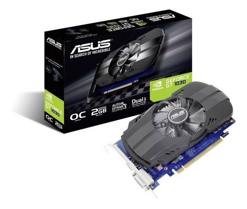 Placa De Video Asus Gt 1030 2gb Oc Ddr5 Nvidia