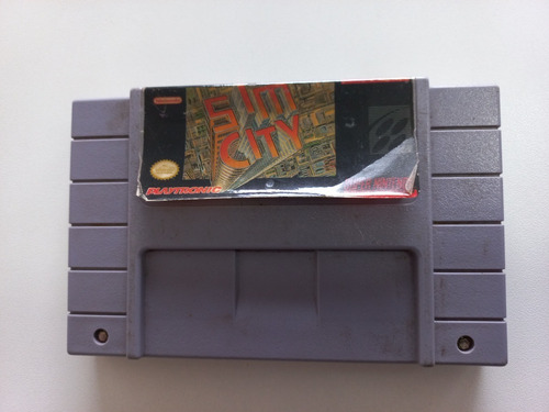 Sim City Super Nintendo Orig #2730 (Usado)