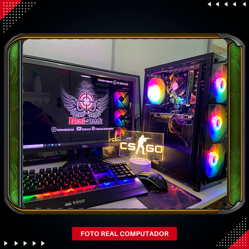 Computador Completo Gamer Barato A8 16gb/480gb/500w +cadeira