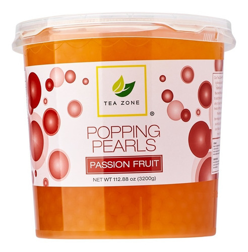 Perlas Explosivas Tea Zone - Fruta De La Pasion - 3.2 Kg