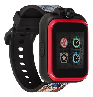 Reloj Itouch Niño Negro Batman Smartwach 50088m421blt Color De La Correa Rojo / Negro Superman