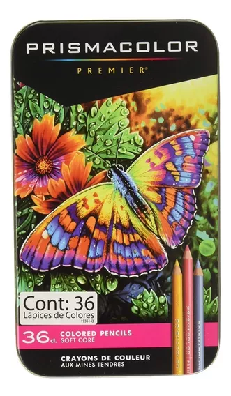 Colores Prismacolor Premier Profesionales Suaves 36 Piezas