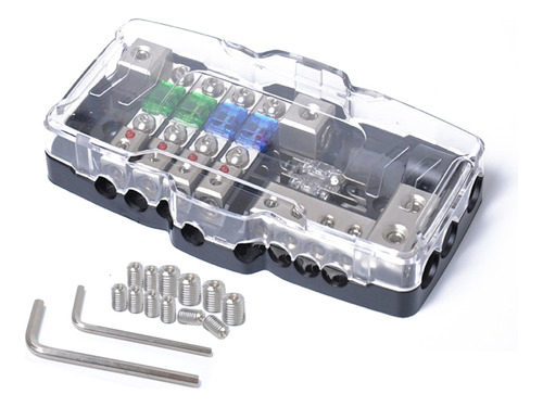 Mini Caja De Fusibles Anl Estéreo Led Para Coche A0529 Con L