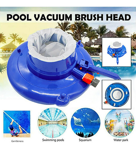 Aspiradora Para Piscinas Con Cepillo Y Aspirador