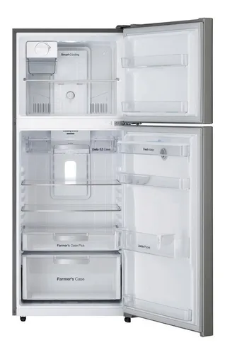 Heladera con freezer inverter James J501 INV color inox con capacidad de 361L
