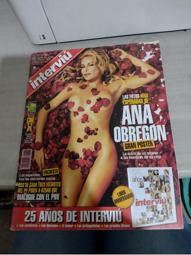 Revista Interviú Ana Obregón #308 Mayo 2001