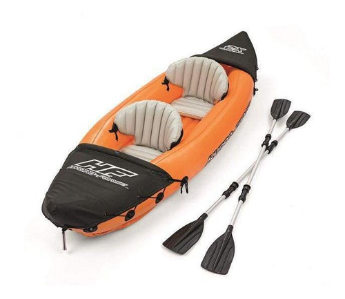 Imagem 3 de 6 de Caiaque Inflável Bestway Lite Rapid X2 Remos 2 Pessoas 65077