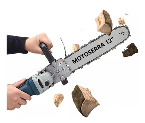 Motosserra Eletrica Adaptador Esmerilhadeira Lixadeira Serra