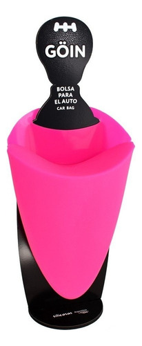 Bolsa Auto Organizador Porta Objeto Botella Silicona Premium Color Fucsia