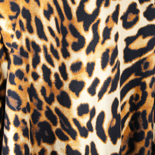 Conjunto Blusón Short Estampado Leopardo Mujer