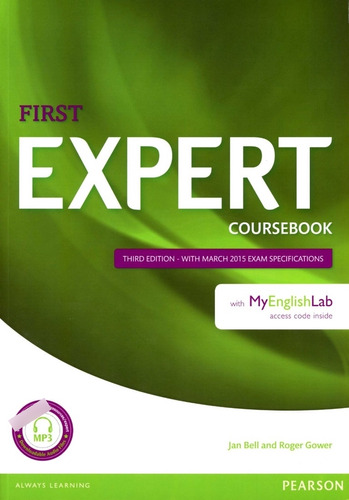 Expert (3/ed.) First - Coursebook W/cd And My English Lab - 