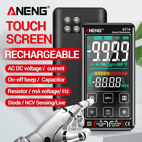 Aneng Aneng 621a Multímetro Digital Inteligente Con