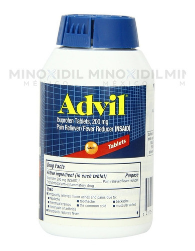 Advil Ibuprofeno 200mg AnaLGésico 360caps Sabor Sin Sabor