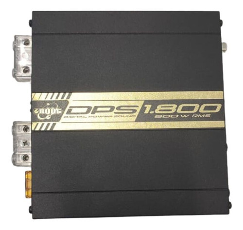 Módulo Amplificador Digital 800w Boog Dps 1.800 2 Ohms Carro Cor Preto