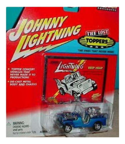 Johnny Lightning Jeep Lost Toppers Series Beep Heap Lacrado