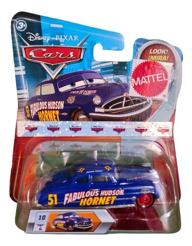 Disney- Pixar -cars Fabulous Hudson Hornet !cambia Sus Ojos¡