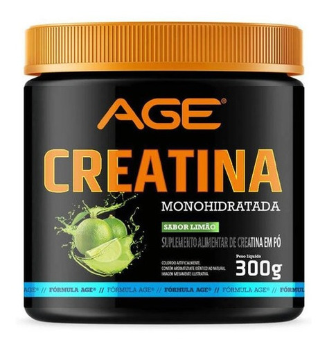 Creatina Saborizada - 300g - Limão - Age