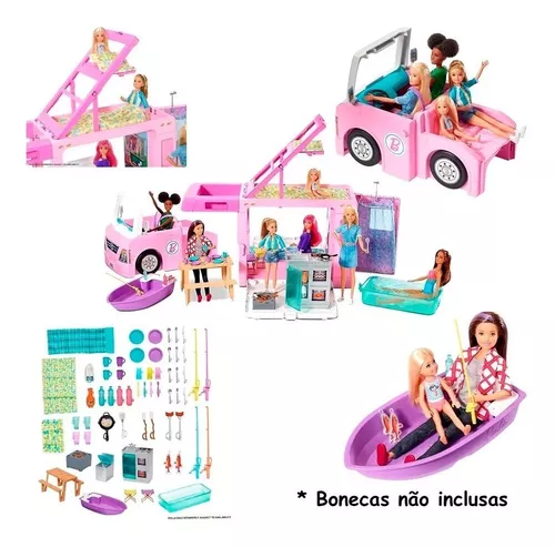 Barbie Veiculo dos Sonhos Dreamcamper 3 em 1 - MATTEL