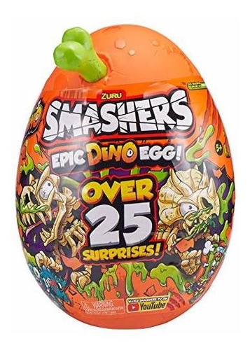 Figura De Dinosaurio Smashers Epic Dino Egg Collectibles Ser