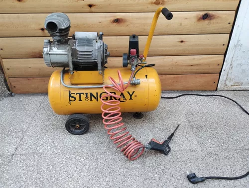 Compresor de aire mini eléctrico portátil Stanley 8215190STC595 1.5hp 230V  50Hz amarillo/negro