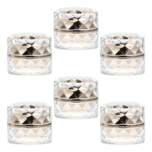 Recipientes De Maquillaje Pequeños, Caja De Crema Acrílica,