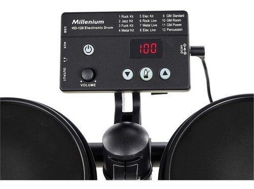 Millenium Hd-120 E-drum Set - Set De Batería Electrónica
