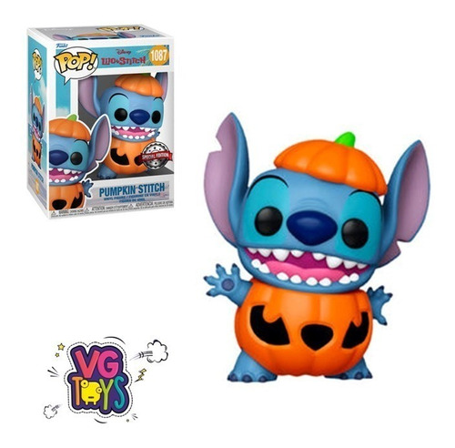 Figura de acción  Stitch Pumpkin Lilo & Stitch de Funko Pop!